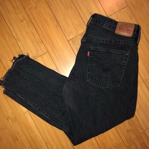 Vintage high waisted 501 Levi’s.  Mom Jeans!